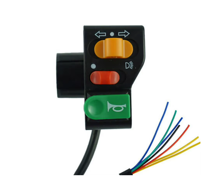 BUTON COMENZI MOTO DE PUS PE GHIDON UNIVERSAL SEMNALIZARE + CLAXON + LUMINI [3]