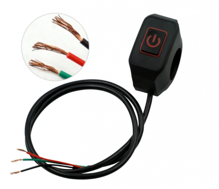 BUTON ON-OFF UNIVERSAL PE GHIDON MOTO [2]