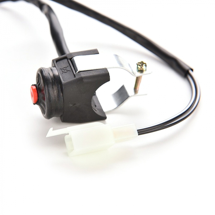 BUTON OPRIT/PORNIRE UNIVERSAL MOTO / ATV  VARF ROSU ( CU REVENIRE ) [5]