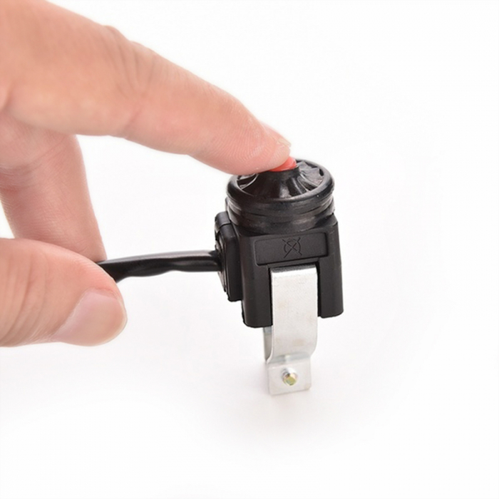 BUTON OPRIT/PORNIRE UNIVERSAL MOTO / ATV  VARF ROSU ( CU REVENIRE ) [3]