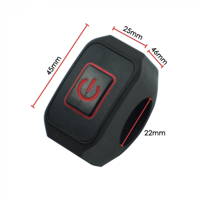 BUTON ON / OFF UNIVERSAL ATV,MOTO,QUAD [3]