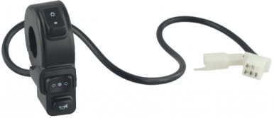 BUTON UNIVERSAL ATV / MOTO / SCUTER (CLAXON / SEMNALIZARI / LUMINII [2]