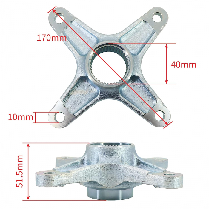 PRINDERE PINION AX TRANSMISIE YAMAHA RAPTOR 700  , YAMAHA YFZ 450 [3]
