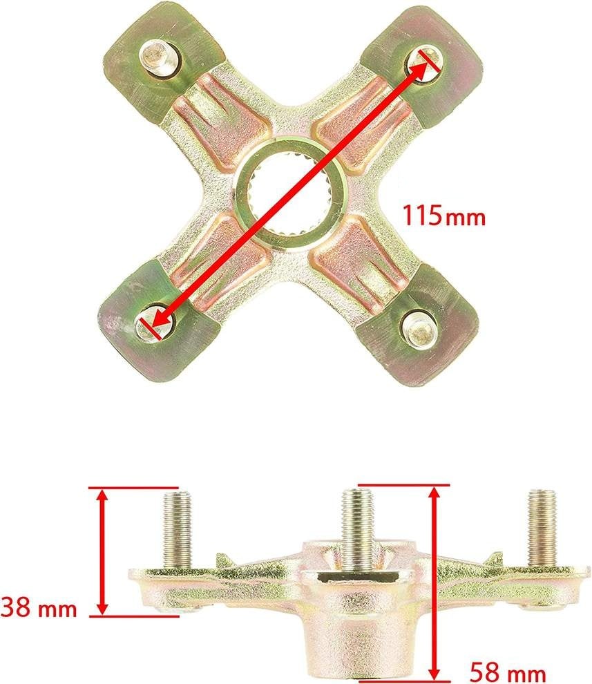 BUTUC ROATA SPATE YAMAHA WARRIOR ,YFZ , RAPTOR 250,350,660,700 2001-2023 [2]