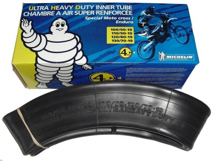 CAMERA MOTO SPATE 100-90/110-90/120-80/130-70 PE 19 GROASA 4MM MICHELINE [1]