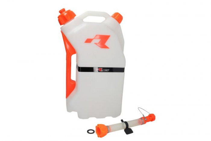 CANISTERA RACETECH REALIMENTARE RAPIDA MOTOCICLETA 15L  CULOARE PORTOCIAL [2]