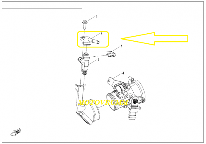 CAP INJECTOR / STUT INJECTOR CFMOTO 400/450/520/550/600/625 [3]