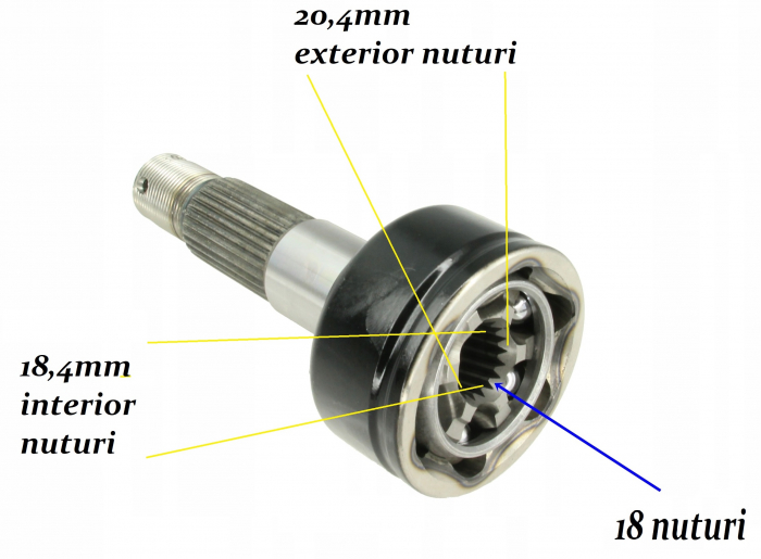 CAP PLANETARA FATA ROATA CFMOTO 400/520/800CC ODM / FATA CF500AU-6B [2]