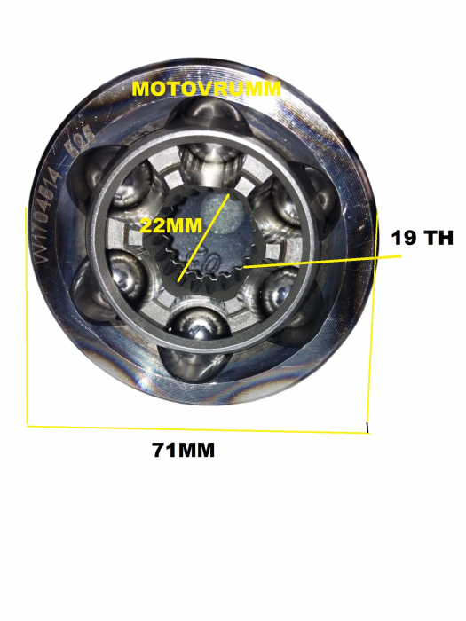 CAP PLANETARA ROATA SPATE LA ROATA CFMOTO 800  X8 2013-2016 [2]