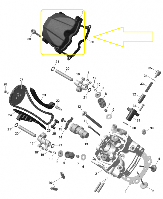 CAPAC CHULOASA ALUMINIU CAN-AM 400 / 450 / 500 / 570 / 650 / 800 / 850 / 1000 2006-2023 [2]