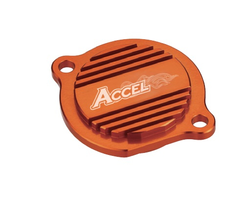 CAPAC FILTRU ULEI ACCEL KTM SXF / EXCF 400/450/520/525 '99 -'07, SXF / EXCF 250 '06 -'12 PORTOCALIU [1]