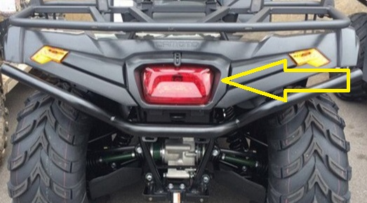 CAPAC STOP SPATE CFMOTO CFORCE 400/450/520  (2016-2022) (vine fara stop) [3]