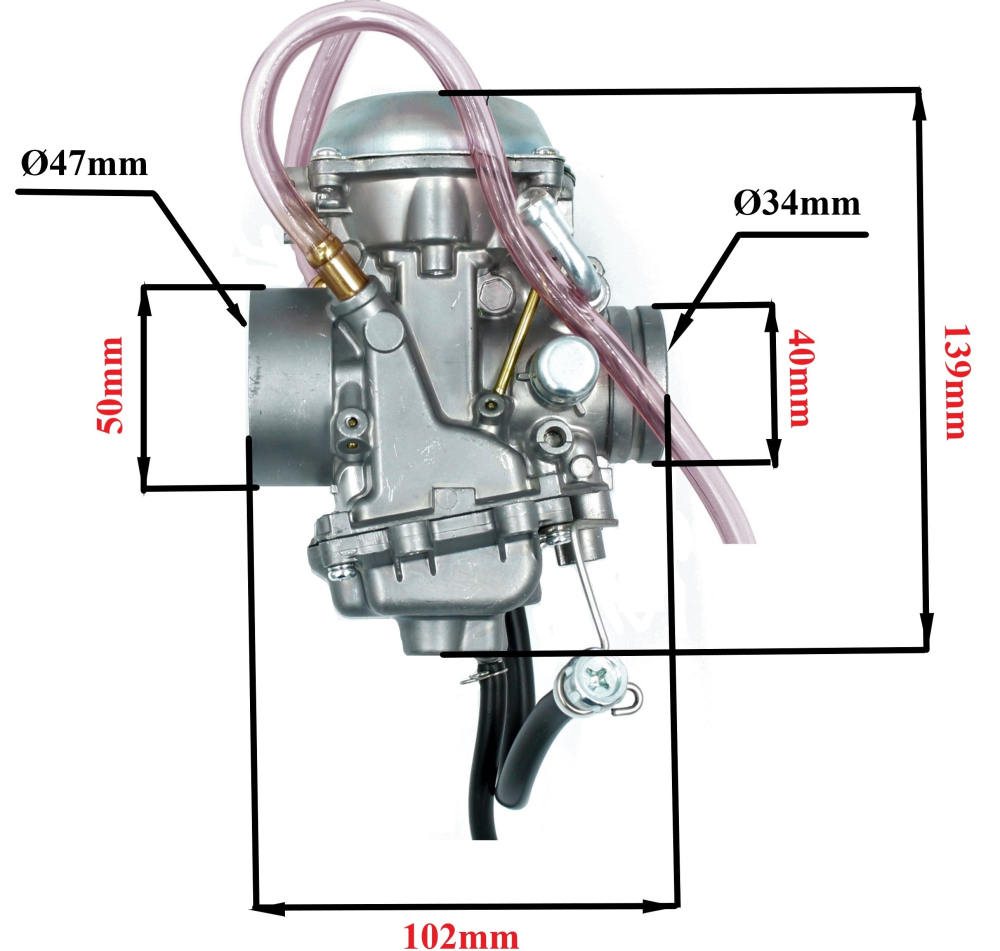 CARBURATOR SUZUKI QUADRUNNER 250 LT-4WD LT-F250F / LTF300F 1990-1999 [3]