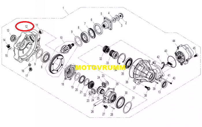 CARCASA GRUP FATA CFMOTO CFMOTO 400/600/625/800  2015-2020 [4]