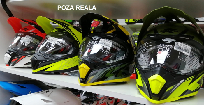 CASCA KAPPA  EVO GRAYER MODEL 2022 CU VIZIERA SI OCHELARI IDEALA PT ATV  CAMUFLAJ [3]