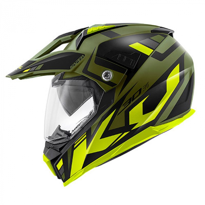 CASCA KAPPA  EVO GRAYER MODEL 2022 CU VIZIERA SI OCHELARI IDEALA PT ATV  CAMUFLAJ [1]