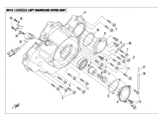 SENZOR ROTATIE MOTOR CFORCE 400/450/520/550/625/800/820/850/1000 2012-2020 [6]