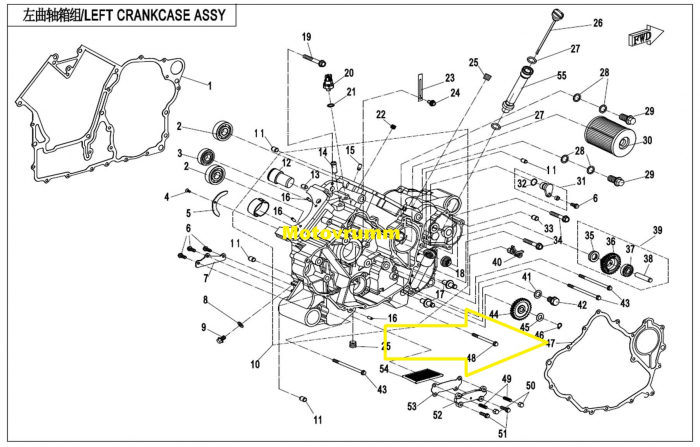 GARNITURA MAGNETOU CFMOTO ATV / UTV / SSV 850-1000 2017->2024 [3]