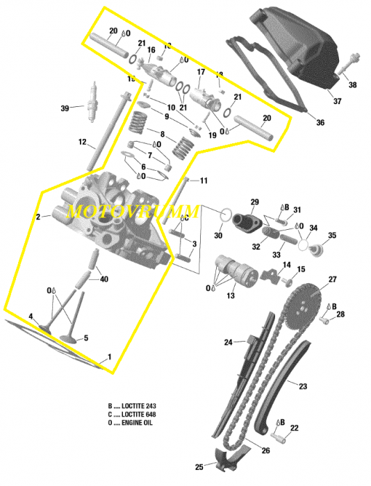 CHIULOASA COMPLETA CAN-AM 500/570/650/800 G1 [7]