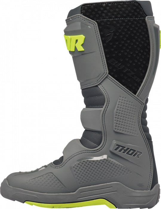 CIZME MOTO/ATV CULOARE GRI- VERDE FLUO BOOT BLITZ XR [3]