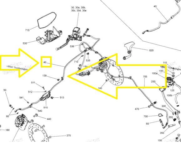 CONDUCATA FRANA FATA - SPATE CAN-AM OUTLANDER 450 / 570 2015- 2024 [2]