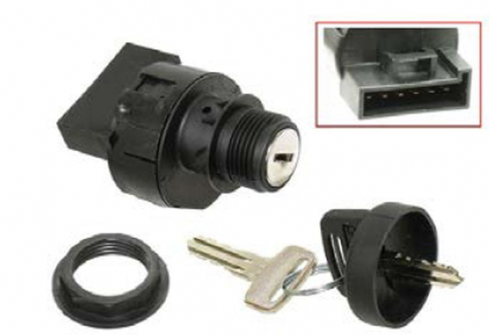 CONTACT CU CHEIE POLARIS  500/570/700/800  6 pini 3 pozitii + start  4012165 [3]