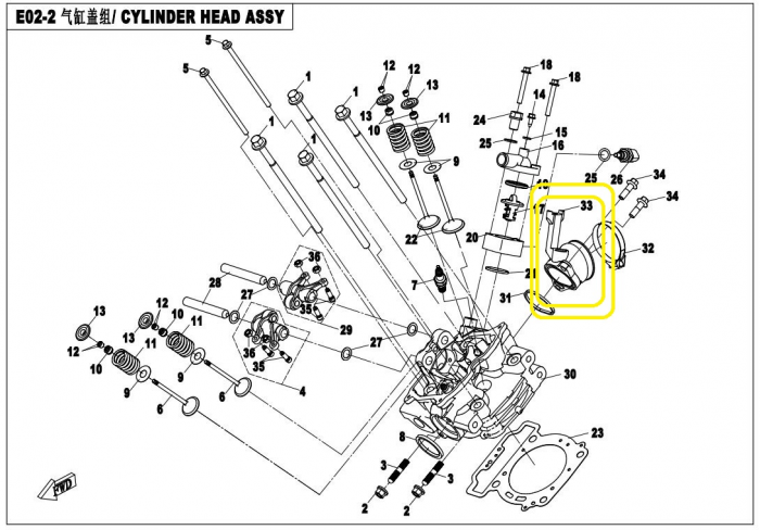 FLANSA ADMISIE CFMOTO 400 / 450  / 550 / 520 / 625 TOURING 2016-> [2]