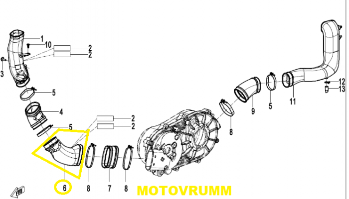 COT AERISIRE CUREA CFMOTO 450 / 520 2022-2023 [2]