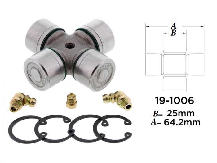 CRUCE CARDAN CAN-AM COMMANDER, OUTLANDER, RENEGADE 400 / 500 /650 /800 / 1000 (02-21) [2]