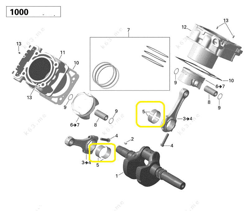CUZINET BIELA CAN-AM RENEGADE / OUTLANDER / MAVERICK 1000 G2 [3]