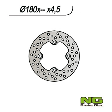 DISC SPATE CAN-AM OUTLANDER / RENEGADE 330/400/650/800 G1 DIAMETRU EX 180MM [2]