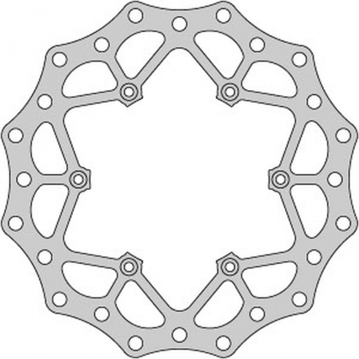 DISC FRANA FATA KTM 2T/4T '91-21, HUSABERG, HUSQVARNA, GAS-GAS '21, (260X126,5X3MM) [2]