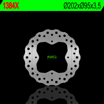 DISC FRANA FATA / SPATE ARCTIC CAT 250/300/350/400/450/500/550/650/700/1000, KYMCO 375/400/450/500/550/700 202X95X385 202X95X385 [1]
