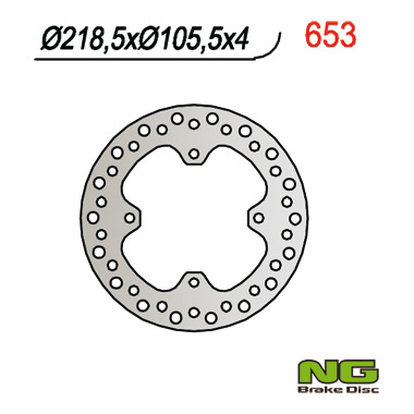 DISC FRANA SPATE POLARIS 500/600/700/800 SPORTSMAN (219x105x4) (4x9.5mm) [2]