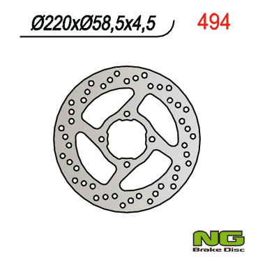 DISC FRANA SPATE YAMAHA YFS 200 BLASTER '88-'07, KODIAK 400/450, RAPTOR 660 '01'-05, [2]