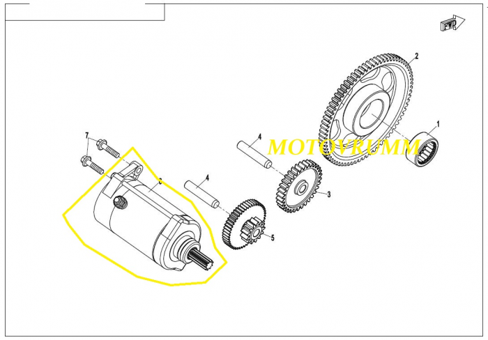ELECTROMOTOR CF800/1000 0800-091000 [5]