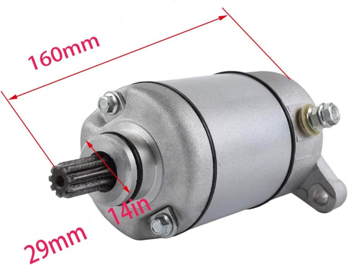 ELECTROMOTOR PORNIRE POLARIS SPORTSMAN / SCRAMBLER / RANGER  330/400/450/500 1997-2012 [4]