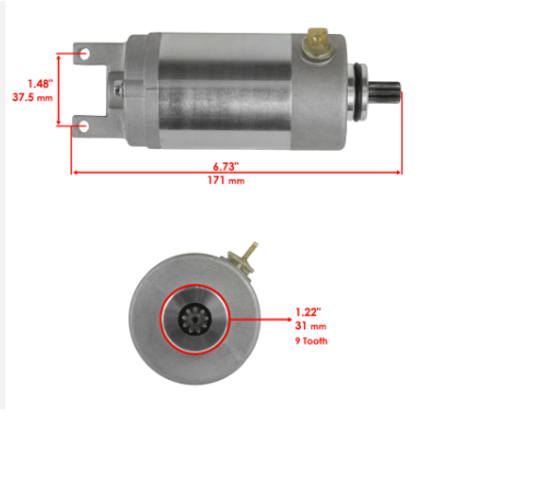 ELECTROMOTOR YAMAHA YFM 125 GRIZZLY  / YAMAHA YFA 125 BREEZE [3]