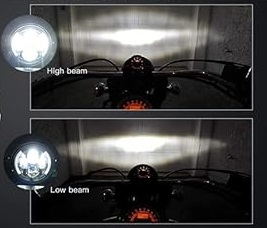 FAR LED / PROIECTOR MOTO CU SUPORT PENTRU FURCA FATA [3]