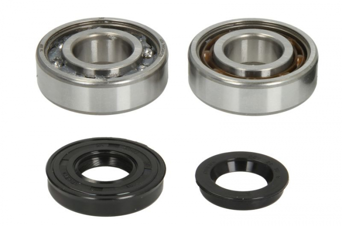 KIT RULMENTI+SIMERINGURI AMBIELAJ  APRILIA AMICO, AREA 51, GULLIVER, RALLY, SCARABEO, SONIC, SR; CHIŃSKI SKUTER/MOPED/MOTOROWER/ATV 2T; MALAGUTI F10, F10 WAP, F12, F12R, F15, F15 DIGIT; MBK CW, EW 50 [1]