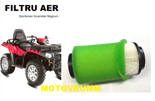 FILTRU AER POLARIS SPORTSMAN / SCRAMBLER 450 500 570 650 700 850 1000 CU PROTECTIE [1]