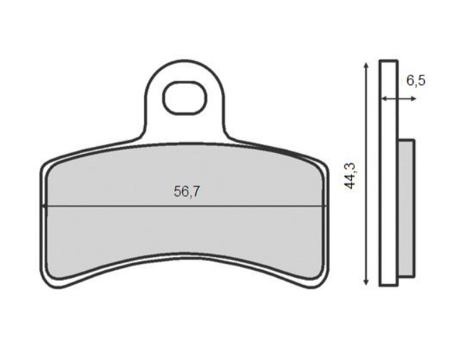 SET PLACUTE FRANA FATA/SPATE GAS GAS PAMPERA 250 / GAS GAS TXT 250 / 280 [1]