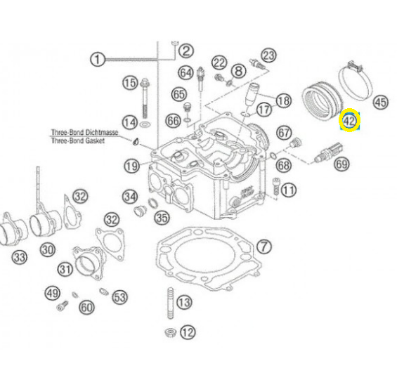 GALERIE ADMISIE KTM DUKE 640 / KTM SMC 660 / 625 [2]