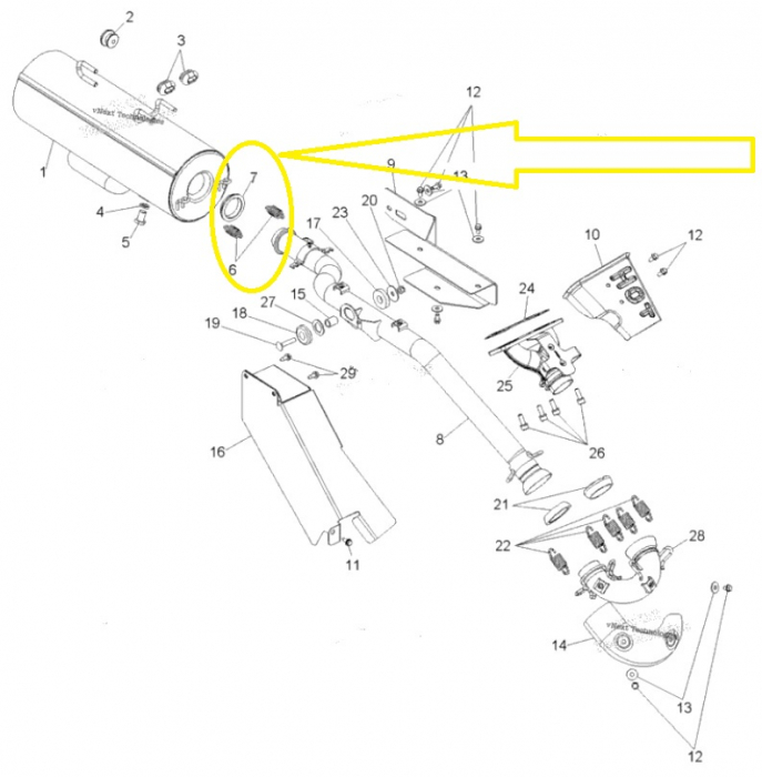 GARNITURA CON EVACARE TOBA  POLARIS SPORTSMAN/RANGER/SCRAMBLER [2]
