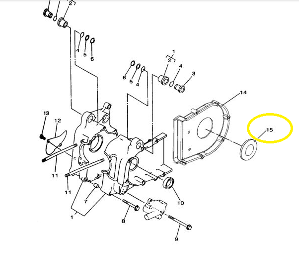 GARNITURA ETANSARE INTERIOR CVT LINHAI  300 / 400CC [2]