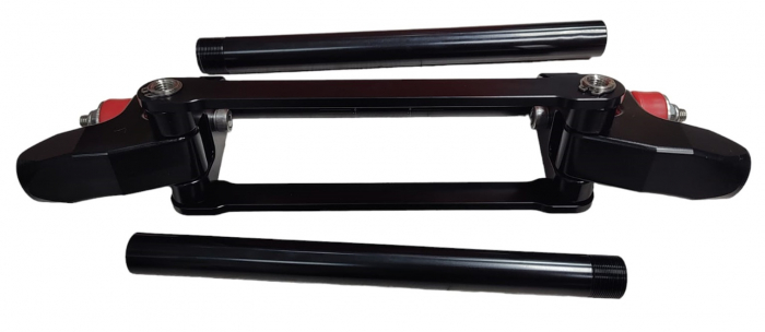 GHIDON FLEXX 22MM ATV / QUAD /  MOTO  ( NEGRU ) [3]