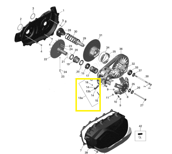 GREUTATI VARIATOR CAN-AM OUTLANDER / RENEGADE / OUTLANDER [3]
