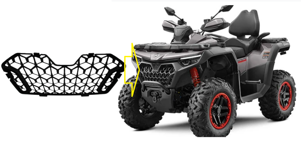 GRILAJ FRONTAL ( RADIATOR ) CFMOTO CFORCE 850 X8 / 1000 X10 2024-2026 [3]