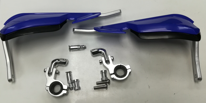 HANDGUARD MOTO / ATV UNIVERSALE PRINDERI 22 / 28MM  ALUMINIU ALBASTRU [2]