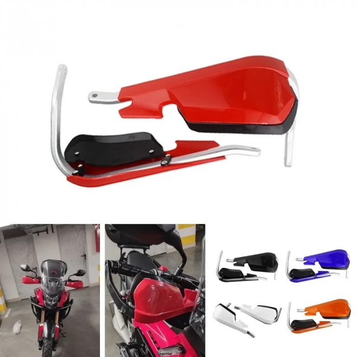 HANDGUARD MOTO / ATV  UNIVERSALE CU PRINDERI 22/28MM ALUMINIU PORTOCALIU [3]